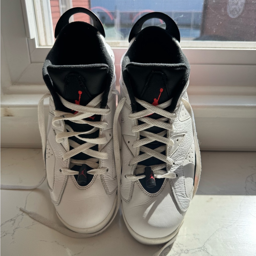 🔥 Air Jordan 6 Retro “Infrared” White/Black/Red – Men’s Size 10.5